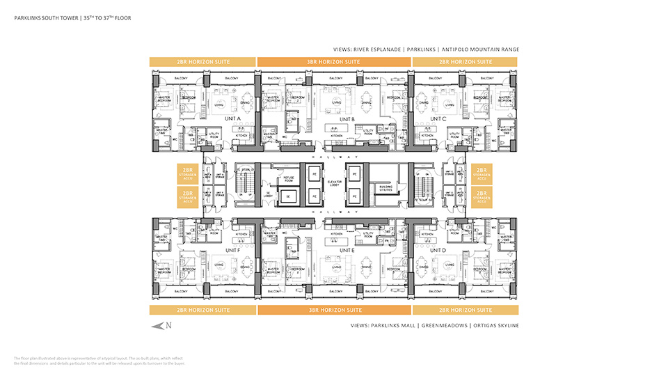 Parklinks South Tower - Floor Plans - 102919-21