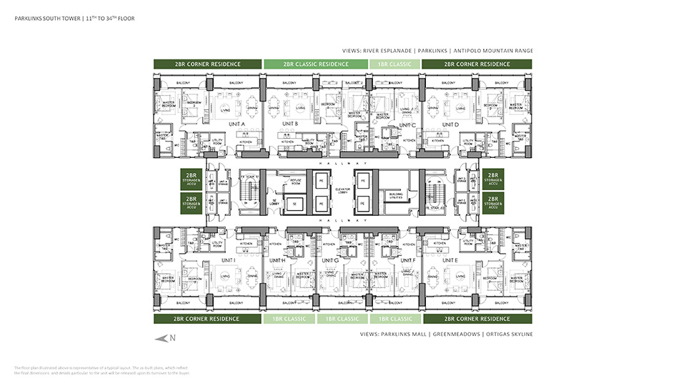 Parklinks South Tower - Floor Plans - 102919-25